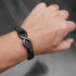 Armband Herren Gravur Infinity personalisierbar uniqal